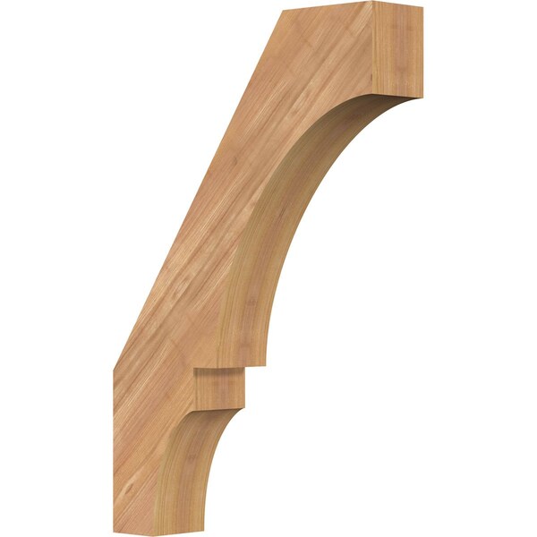 Ekena Millwork 3 1/2"W x 16"D x 24"H Balboa Smooth Knee Brace, Western Red Cedar BRC04X16X24BOA00SWR - main